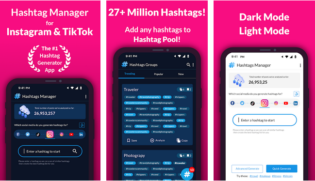 Hashtags Manager 