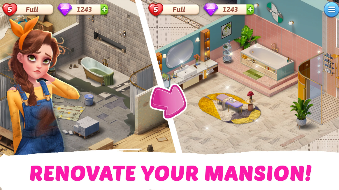 My Story Mansion Makeover 