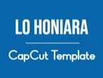 Lo Honiara Capcut Template 
